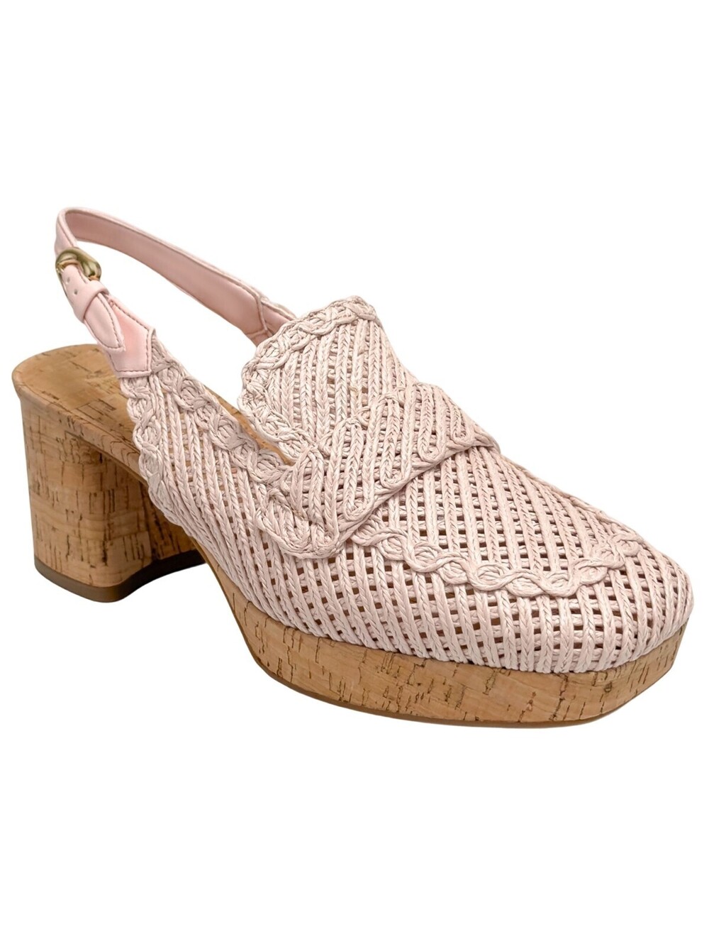Aerosoles Womens Shoes Santina Plat Pale Pink 7.5M